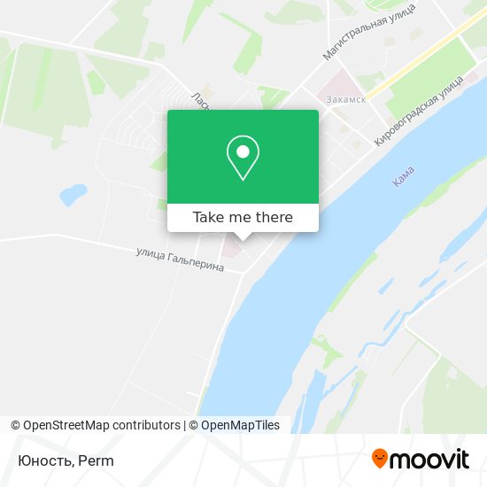 Юность map