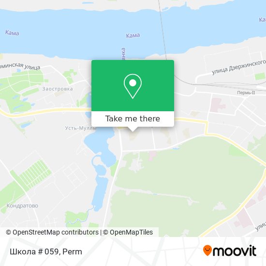 Школа # 059 map