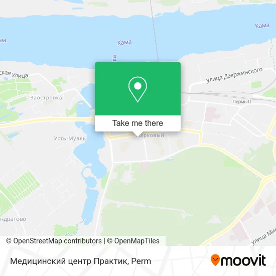 Медицинский центр Практик map