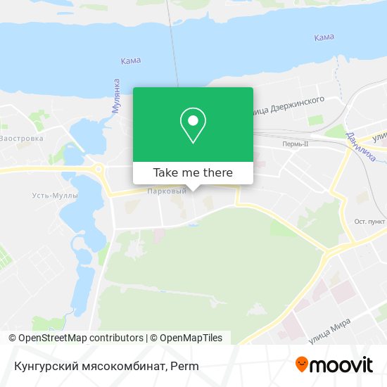 Кунгурский мясокомбинат map