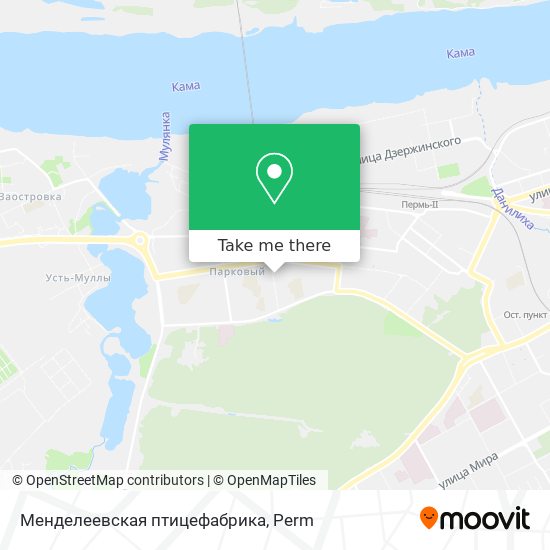 Менделеевская птицефабрика map