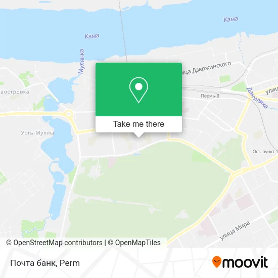 Почта банк map