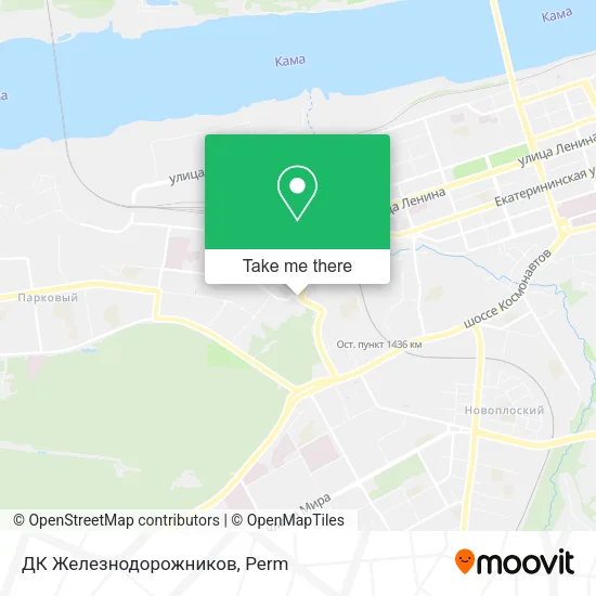 ДК Железнодорожников map