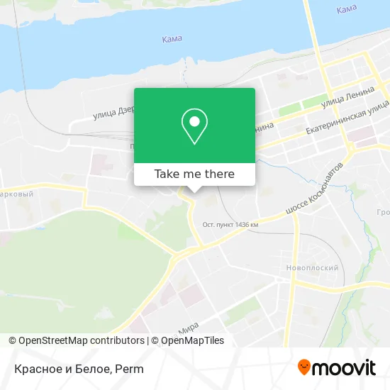 Красное и Белое map