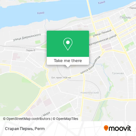 Старая Пермь map