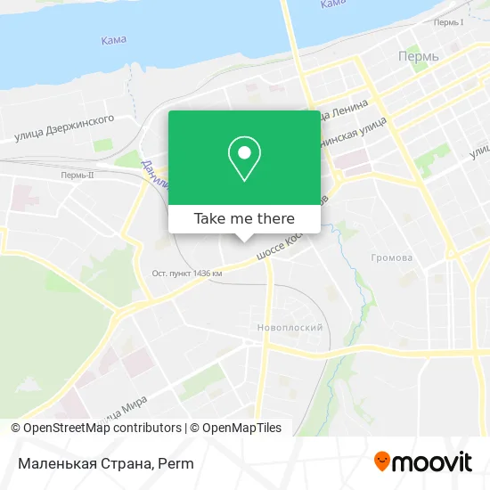 Маленькая Страна map