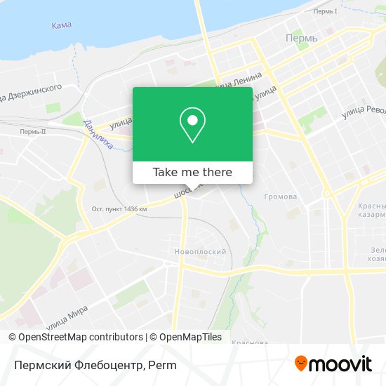 Пермский Флебоцентр map