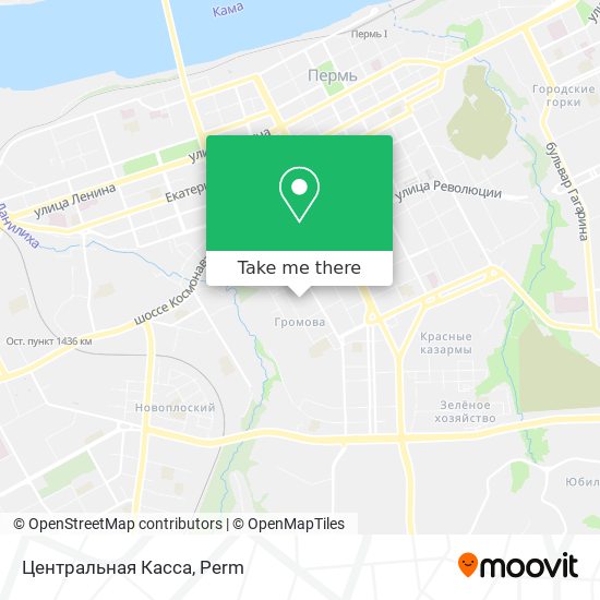 Центральная Касса map