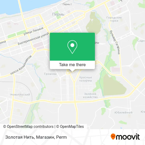 Золотая Нить, Магазин map