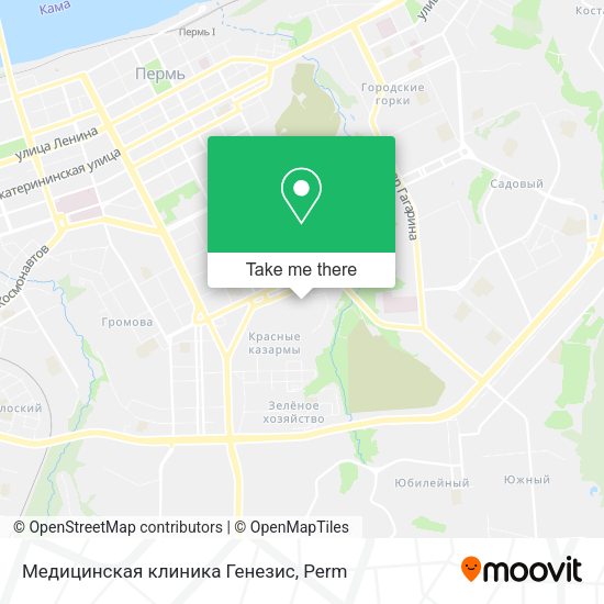 Медицинская клиника Генезис map