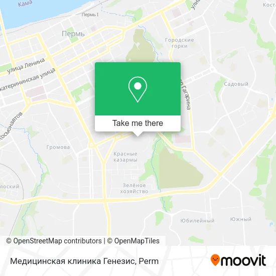 Медицинская клиника Генезис map