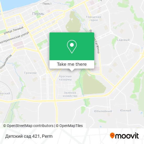 Детский сад 421 map