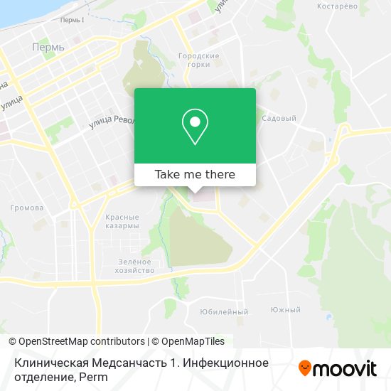 Клиническая Медсанчасть 1. Инфекционное отделение map