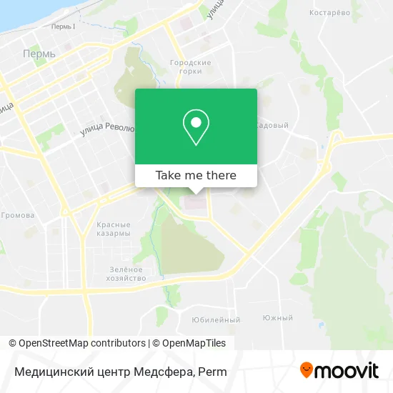 Медицинский центр Медсфера map
