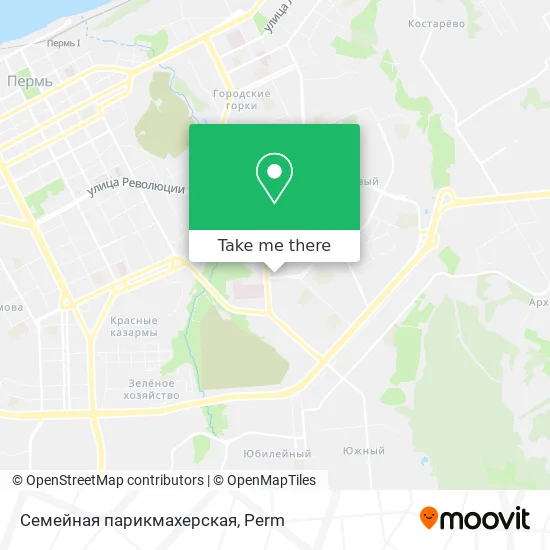 Семейная парикмахерская map