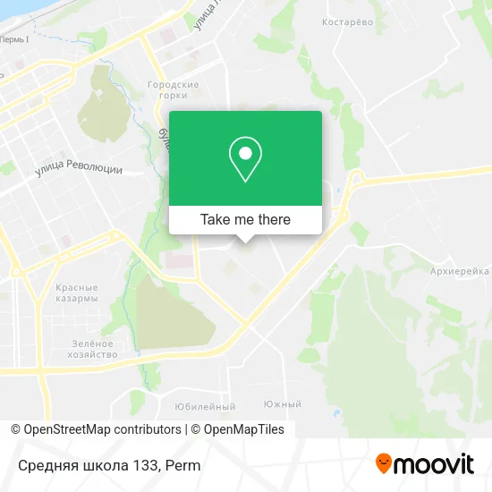 Средняя школа 133 map