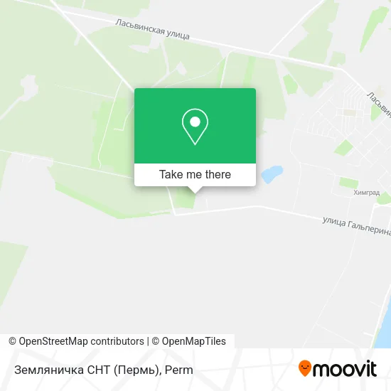 Земляничка СНТ (Пермь) map