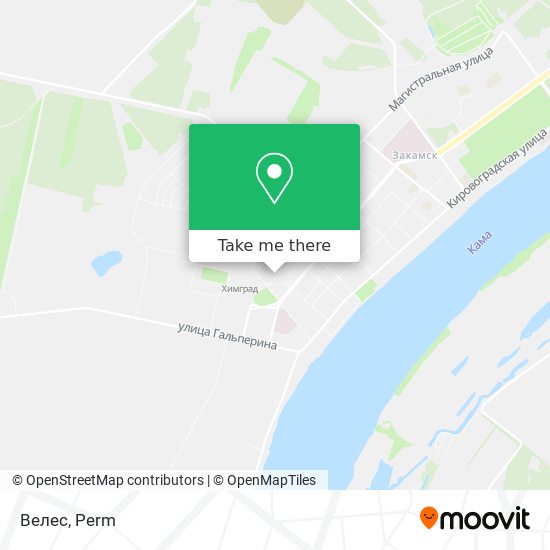 Велес map