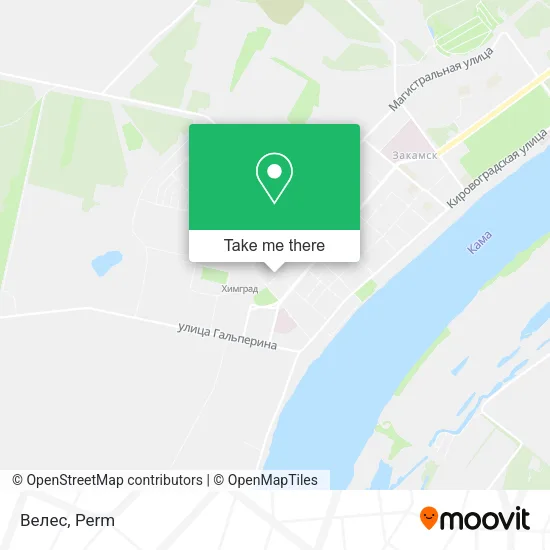 Велес map