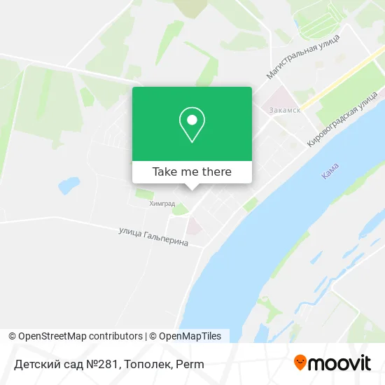 Детский сад №281, Тополек map