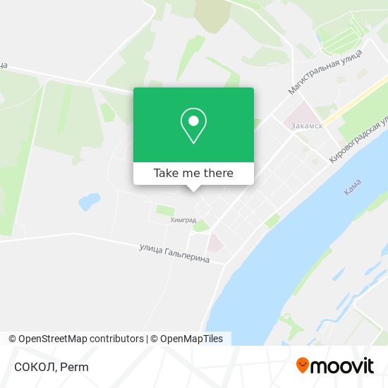 СОКОЛ map