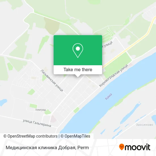 Медицинская клиника Добрая map