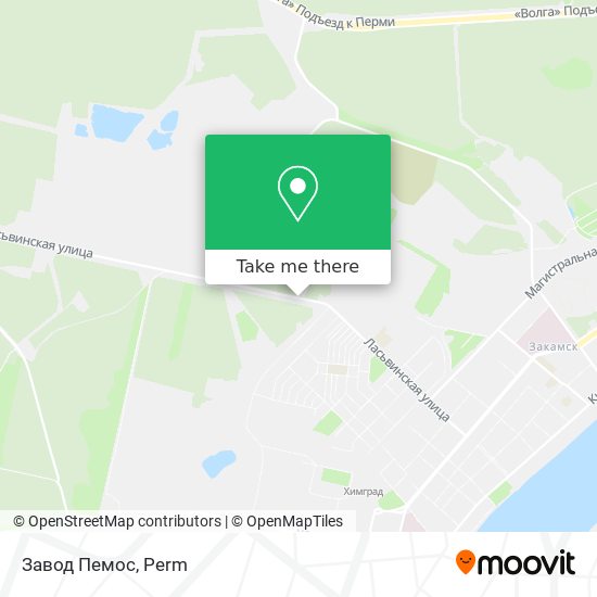 Завод Пемос map