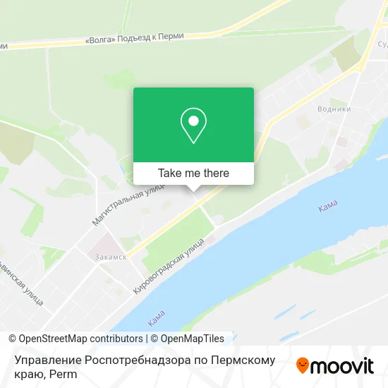 Управление Роспотребнадзора по Пермскому краю map