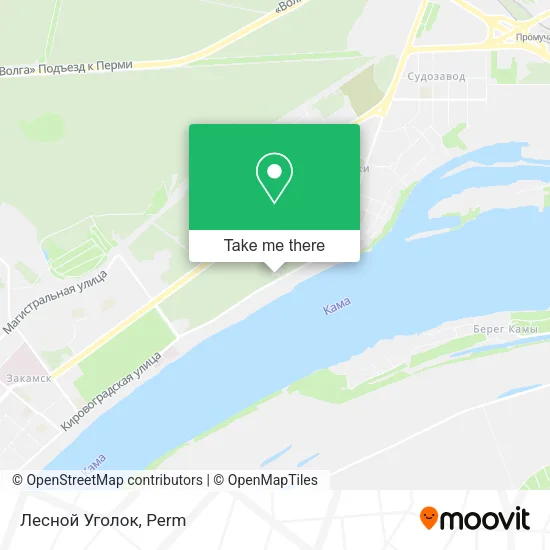 Лесной Уголок map