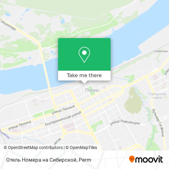 Отель Номера на Сибирской map
