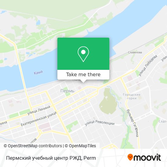 Пермский учебный центр РЖД map