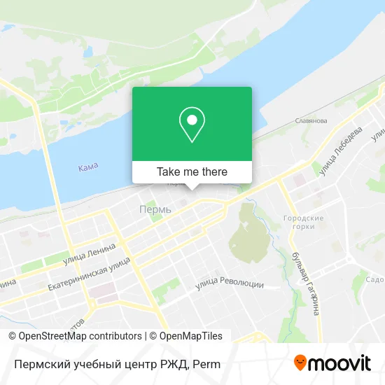 Пермский учебный центр РЖД map