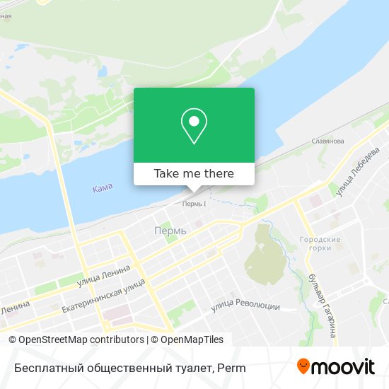 Бесплатный общественный туалет map