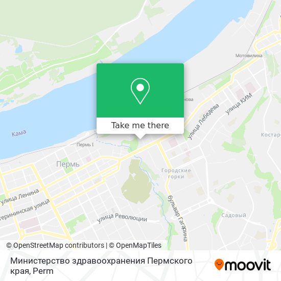Министерство здравоохранения Пермского края map