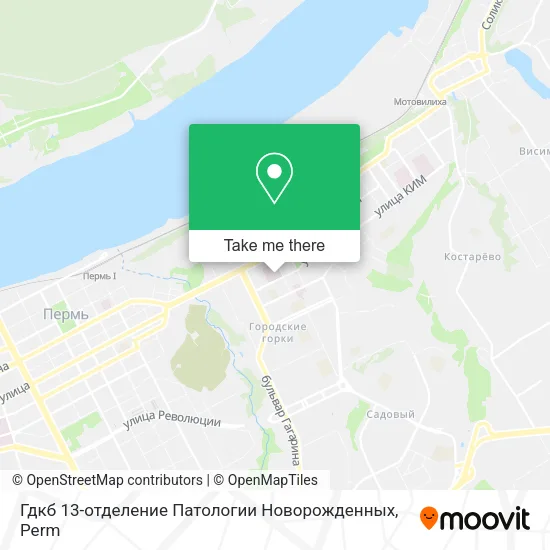 Гдкб 13-отделение Патологии Новорожденных map