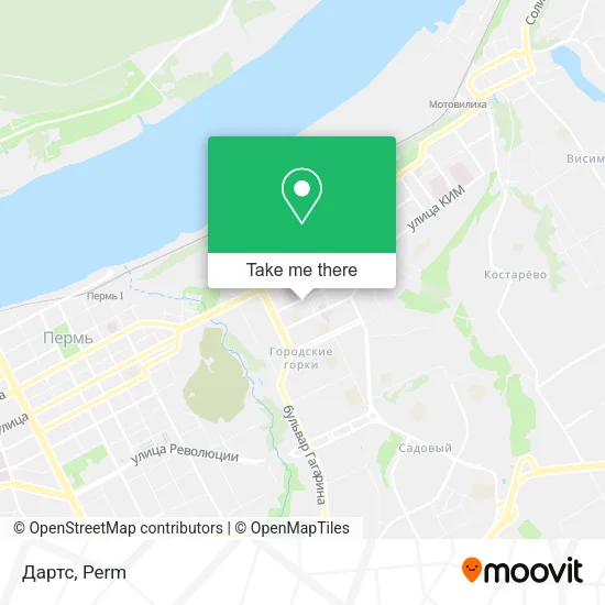 Дартс map