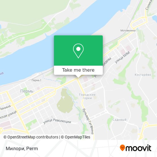 Милори map