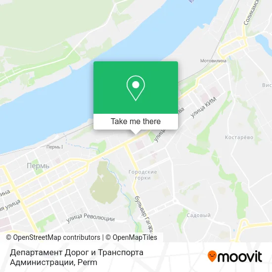 Департамент Дорог и Транспорта Администрации map