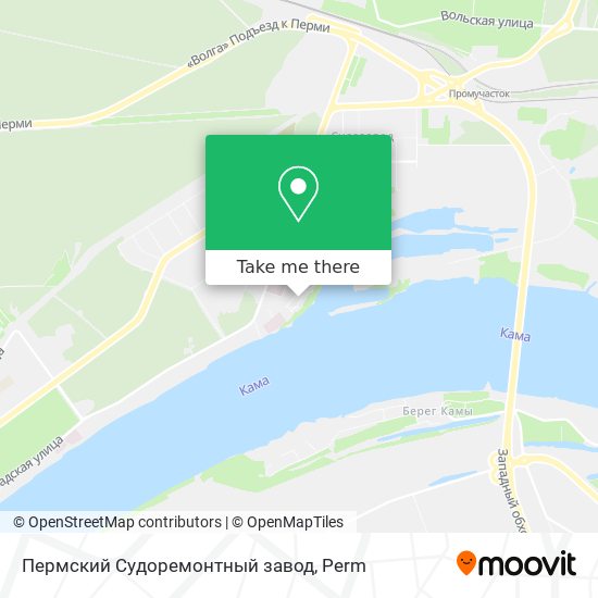 Пермский Судоремонтный завод map