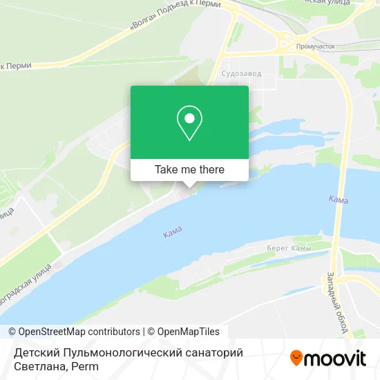 Детский Пульмонологический санаторий Светлана map