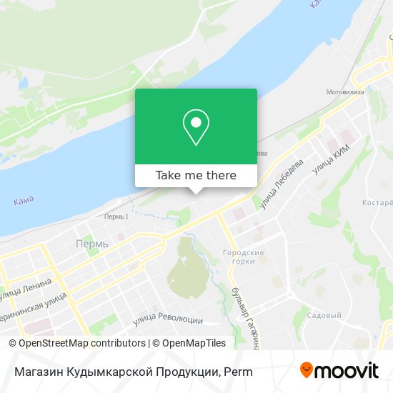 Магазин Кудымкарской Продукции map