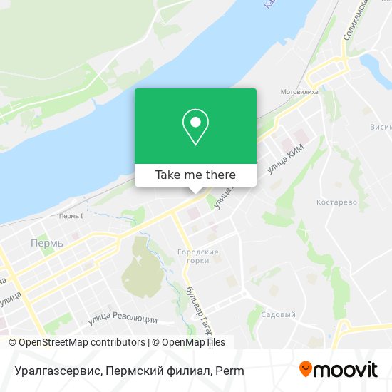 Уралгазсервис, Пермский филиал map