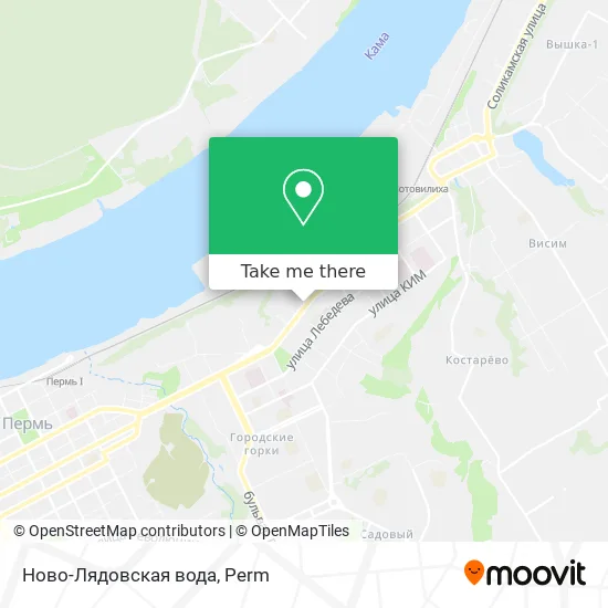Ново-Лядовская вода map