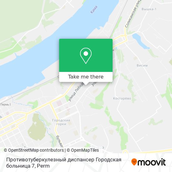 Противотуберкулезный диспансер Городская больница 7 map