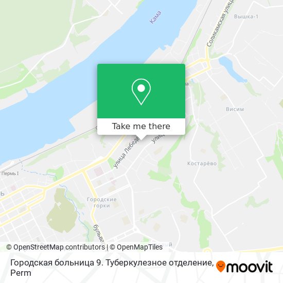 Городская больница 9. Туберкулезное отделение map
