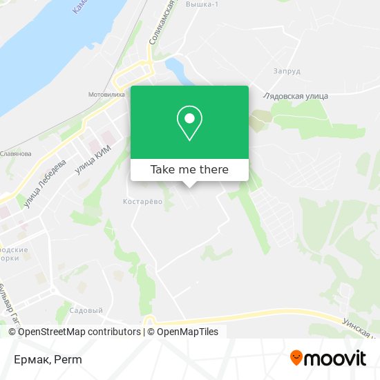 Ермак map