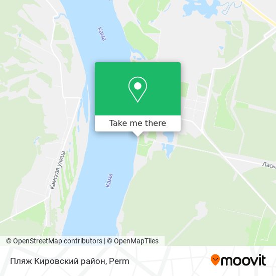 Пляж Кировский район map