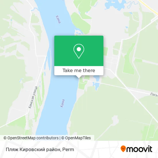 Пляж Кировский район map