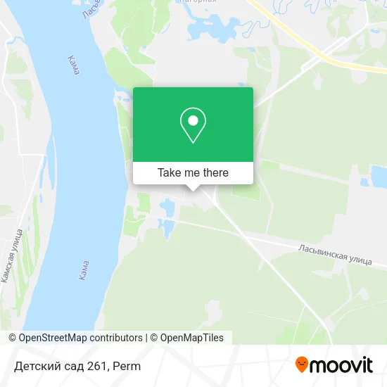 Детский сад 261 map