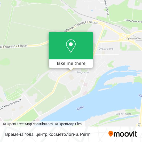 Времена года, центр косметологии map